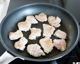 鶏むね肉とれんこんのおろしポン酢。作り方3写真