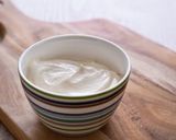 お酢で！ナスとマスカットの豆腐マヨネーズ作り方3写真