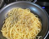 蟹とバジルのスパゲッティ作り方7写真