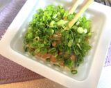 納豆オムレツ丼作り方1写真