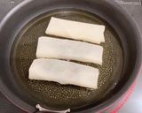 エビと春菊の春巻き作り方3写真