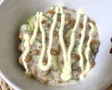 納豆オムレツ丼作り方5写真