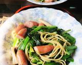 ほうれん草とウインナーの醤油パスタ作り方9写真