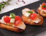 トマトとチーズのチキンブルスケッタ★作り方7写真