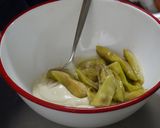 お酢で！ナスとマスカットの豆腐マヨネーズ作り方7写真
