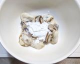 豚バラ肉と牡蠣と春菊と春雨の重ね煮作り方2写真