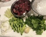 牛肉のタイ風春雨サラダ作り方1写真