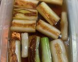 簡単長ネギトロトロ甘い焼き浸し常備菜に作り方8写真