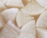 〔常備菜〕大根と昆布の煮物おでん風スープ作り方1写真