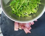 セリとベーコンの時短簡単でも美味なパスタ作り方3写真