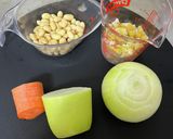 水なし大豆と野菜ゴロゴロ豆乳シチュー作り方2写真