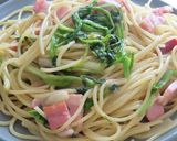 セリとベーコンの時短簡単でも美味なパスタ作り方12写真