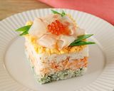 彩り寿司ケーキ作り方8写真