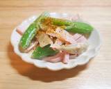 スナップえんどうとごぼうの胡麻サラダ作り方5写真