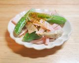 スナップえんどうとごぼうの胡麻サラダ作り方5写真