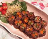 ご飯が進む！にんじんアスパラの牛肉巻き♪作り方6写真