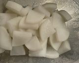 舞茸と豚バラ大根のガリバタ炒め作り方3写真