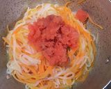 にんじんと白滝のたらこ炒め♪作り方3写真