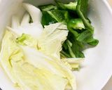 肉無豆腐簡単きな粉味噌クリーム味野菜炒め作り方8写真