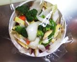 お一人様☆きな粉ポン味根菜たっぷり野菜炒作り方11写真
