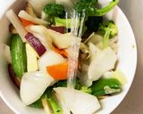 お一人様☆きな粉ポン味根菜たっぷり野菜炒作り方15写真