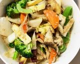 お一人様☆きな粉ポン味根菜たっぷり野菜炒作り方19写真