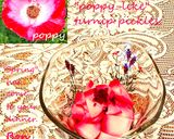 春色の蕪ピクルス♥️ヒナゲシの花のように作り方4写真