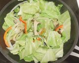 沖縄ラフテーで肉野菜そば作り方2写真