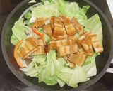 沖縄ラフテーで肉野菜そば作り方3写真