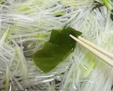 新物生わかめと白髪ネギのしゃぶしゃぶ作り方10写真