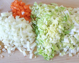 コトコト煮て【とろとろ白菜のミルクスープ作り方1写真