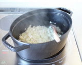 コトコト煮て【とろとろ白菜のミルクスープ作り方2写真
