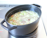 コトコト煮て【とろとろ白菜のミルクスープ作り方4写真