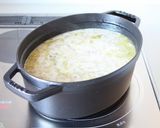 コトコト煮て【とろとろ白菜のミルクスープ作り方5写真