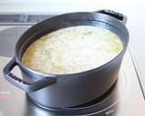 コトコト煮て【とろとろ白菜のミルクスープ作り方5写真