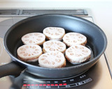 濃厚だれで【蓮根の挟み焼き（甘辛照り焼き作り方5写真
