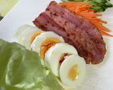 ライ麦パンで☆卵と野菜サンドイッチ作り方1写真