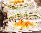 ライ麦パンで☆卵と野菜サンドイッチ作り方8写真