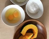 栄養士＊腸活かぼちゃヨーグルトケーキ作り方1写真