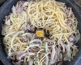 しめじと玉ねぎの醤油バタースパゲッティ♬作り方6写真