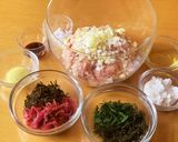 シーベジタブルの海藻で作る鶏だんご作り方5写真