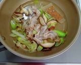 減塩 低たんぱく 肉汁つけうどん作り方2写真