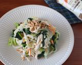 鶏肉入り【大根と青菜のデリ風サラダ】作り方5写真