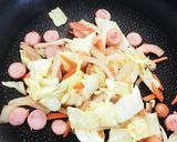 くっつかない！お弁当にカップオム焼きそば作り方5写真