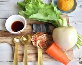 糖尿病レシピ：干しえびとカブのさっぱり煮作り方1写真