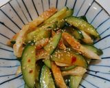 簡単!旨い!きゅうりとちくわの旨辛和え♪作り方3写真