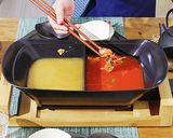牡蠣の2色鍋作り方1写真