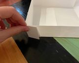 A4用紙で深さ3cm・15cm正方形の型作り方8写真