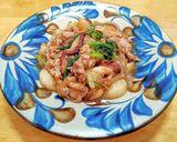 豚こま肉と蕪のオイスターソース炒め作り方6写真