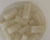 切り餅一割の砂糖と半分の水で大福の皮作り方2写真